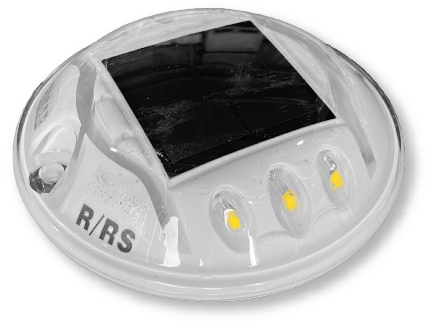 Solar Pearl Road Stud – Yellow