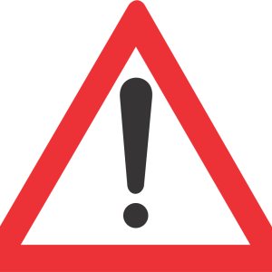 General Warning retro reflective road sign (W339)