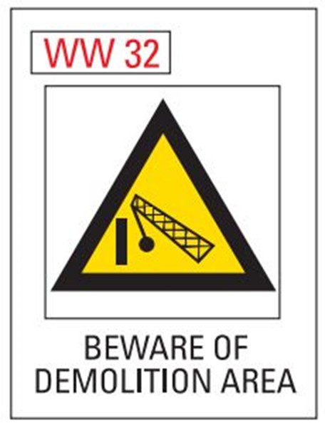 Beware Of Demolition Area