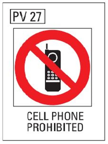Cell Phones Prohibited