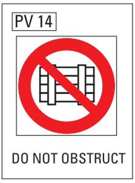 Do Not Obstruct