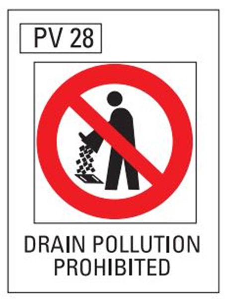 Drain Pollution Prohibited