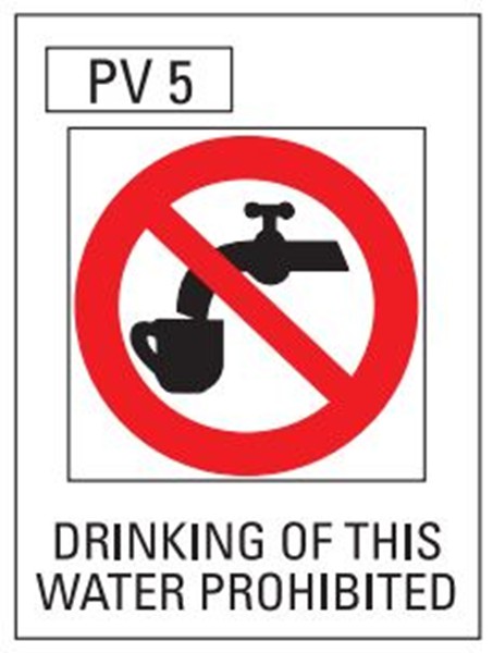 Drinking Of This Water Prohibited