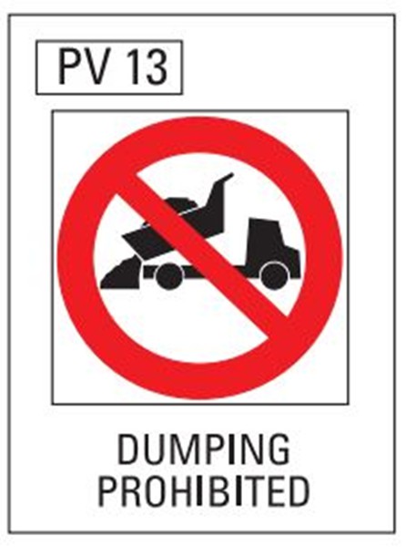Dumping Prohibited