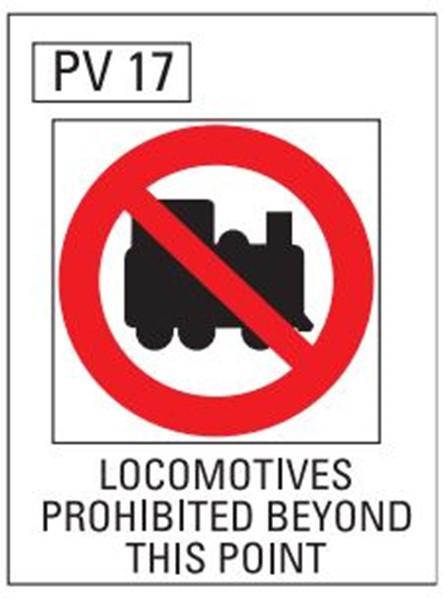 Locomotives Prohibited Beyond This Point