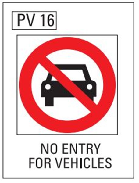 No Entry For Vehicles