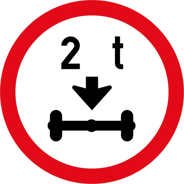 R203 – Axle Mass Load Limit