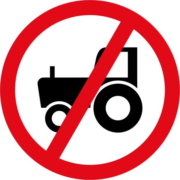R236 – Agricultural Vehicles Prohibited