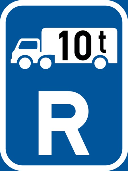 R314 – Reservation For Goods Vehicles Exceeding 10 Tons