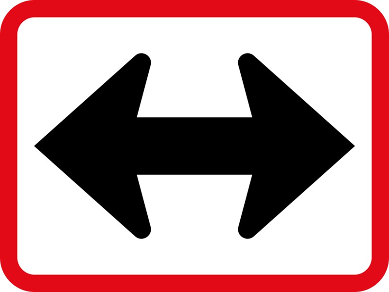 R522 – Reserved Movement In Both Directions For Vehicle Class
