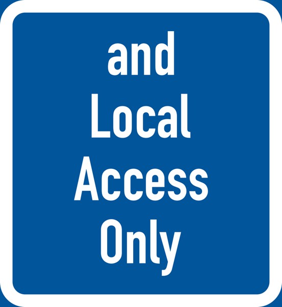 R534 – Traffic Requiring Local Access Also Permitted