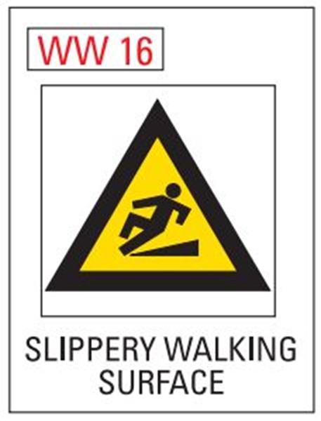 Slippery Walking Surface