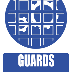 MA19E - Machine Guards Explanatory Safety Sign