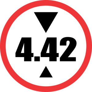 R204 - Height Limit Road Sign