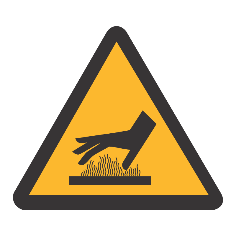 C-HZ7 - Hot Surface Safety Sign
