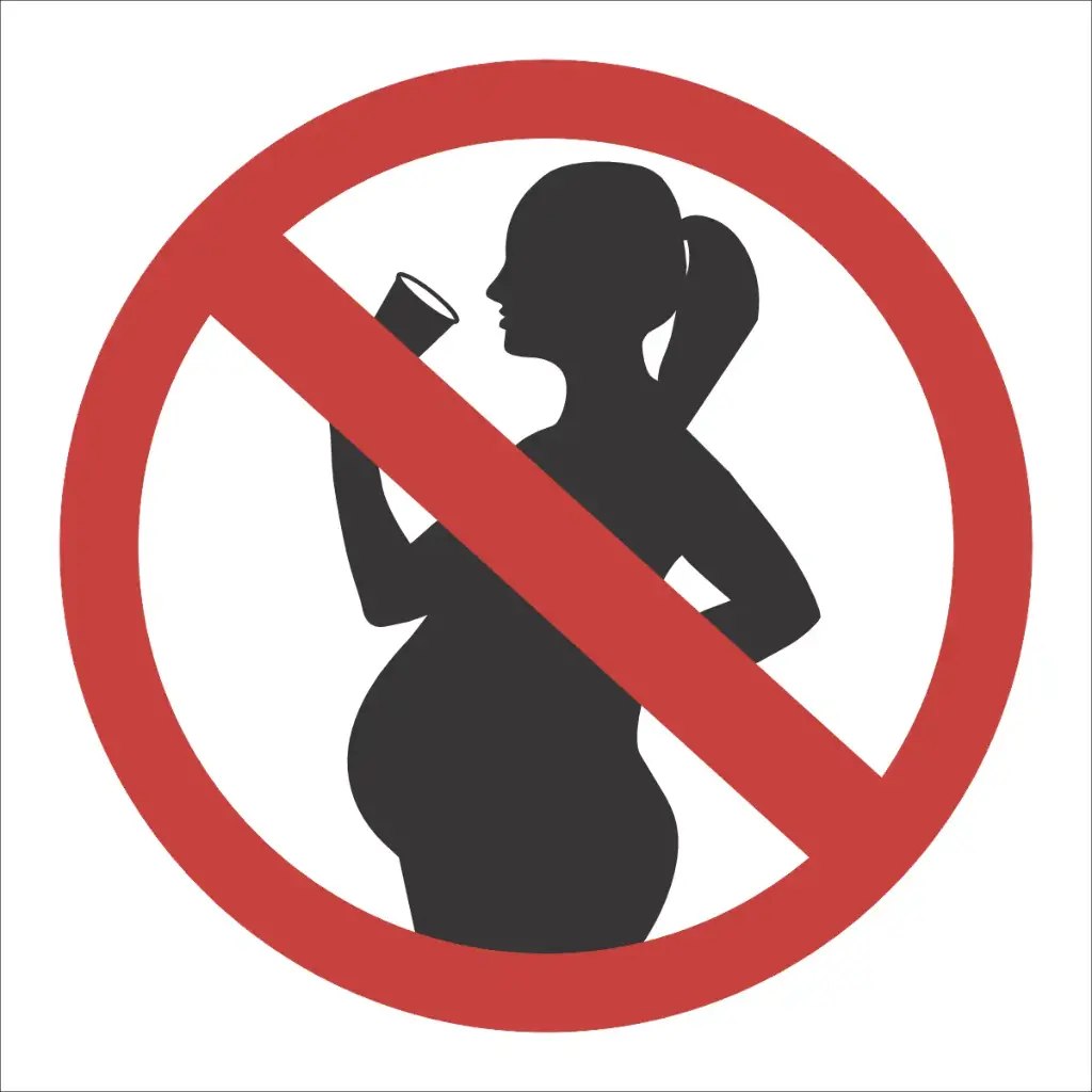 PR79 - No Drinking When Pregnant Sign