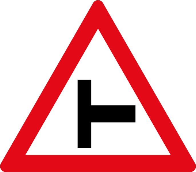 W108 – Side Road Junction Right