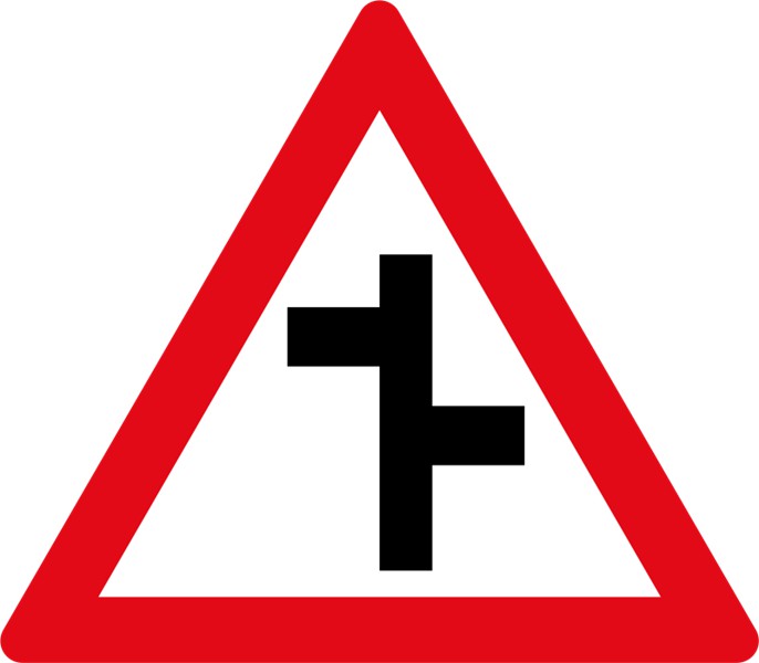 W109 – Staggered Side Road Junctions