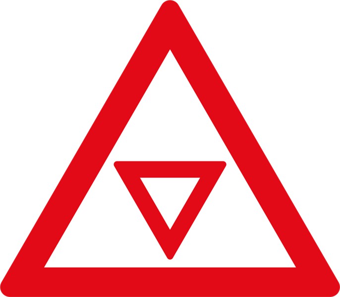 W303 – Traffic Control Yield Ahead
