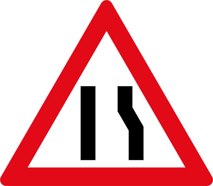 W329 – Road Narrows From Right